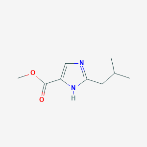 methyl 2-(2-methylpropyl)-1H-imidazole-4-carboxylate