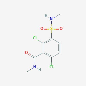 molecular formula C9H10Cl2N2O3S B1455384 2,6-dichloro-N-methyl-3-(methylsulfamoyl)benzamide CAS No. 1311318-19-0