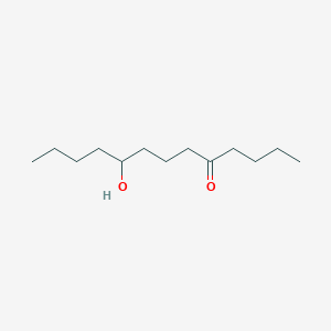 molecular formula C13H26O2 B14553924 9-Hydroxytridecan-5-one CAS No. 61716-13-0