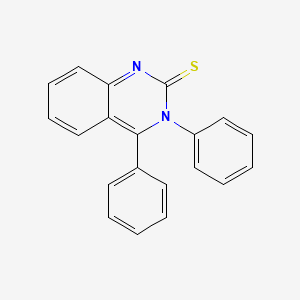 molecular formula C20H14N2S B14553969 2(3H)-Quinazolinethione, 3,4-diphenyl- CAS No. 61964-61-2