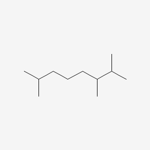 molecular formula C11H24 B14553976 2,3,7-Trimethyloctane CAS No. 62016-34-6