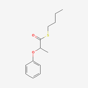 molecular formula C13H18O2S B14553991 S-Butyl 2-phenoxypropanethioate CAS No. 62170-11-0