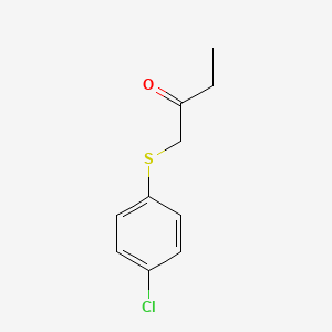 molecular formula C10H11ClOS B1455406 1-[(4-Chlorophenyl)sulfanyl]butan-2-one CAS No. 51828-54-7