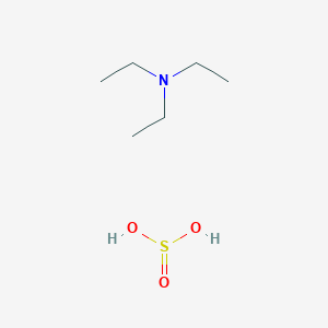 molecular formula C6H17NO3S B14554145 N,N-diethylethanamine;sulfurous acid CAS No. 61843-81-0