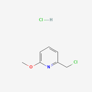 molecular formula C7H9Cl2NO B1455416 2-(Chloromethyl)-6-methoxypyridine hydrochloride CAS No. 864264-99-3