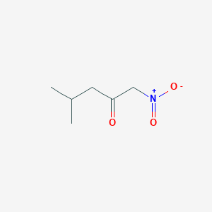 molecular formula C6H11NO3 B14554187 2-Pentanone, 4-methyl-1-nitro- CAS No. 61960-86-9