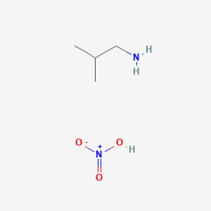 molecular formula C4H12N2O3 B14554335 Nitric acid--2-methylpropan-1-amine (1/1) CAS No. 62038-38-4