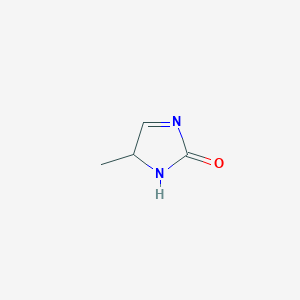 molecular formula C4H6N2O B14554372 5-Methyl-1,5-dihydro-2H-imidazol-2-one CAS No. 61892-75-9