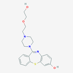 molecular formula C21H25N3O3S B145544 7-Hydroxyquetiapine CAS No. 139079-39-3