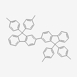 molecular formula C54H42 B1455451 9,9,9',9'-Tetrakis(4-methylphenyl)-2,2'-BI-9H-fluorene CAS No. 854046-47-2