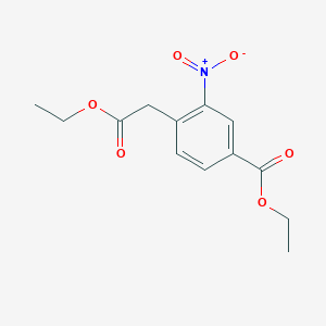Ethyl 4-(2-ethoxy-2-oxoethyl)-3-nitrobenzoate