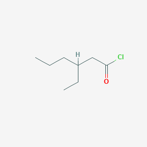 molecular formula C8H15ClO B14554645 3-Ethylhexanoyl chloride CAS No. 61798-05-8