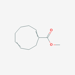 molecular formula C11H16O2 B14554703 Methyl cyclonona-1,6-diene-1-carboxylate CAS No. 62024-96-8