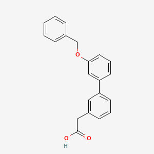 B1455471 3-[3-(Benzyloxy)phenyl]phenylacetic acid CAS No. 1013405-79-2