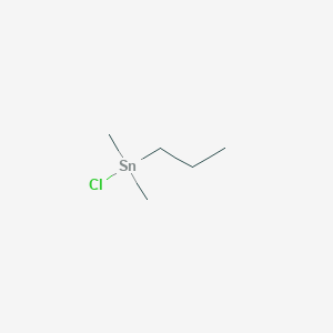 molecular formula C5H13ClSn B14554760 Chloro(dimethyl)propylstannane CAS No. 61726-21-4