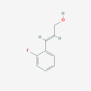 molecular formula C9H9FO B1455477 (E)-3-(2-FLUOROPHENYL)PROP-2-EN-1-OL CAS No. 807369-87-5