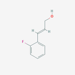 molecular formula C9H9FO B1455477 3-(2-氟苯基)丙-2-烯-1-醇 CAS No. 807369-87-5