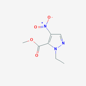 molecular formula C7H9N3O4 B1455479 Methyl 1-ethyl-4-nitro-1H-pyrazole-5-carboxylate CAS No. 923282-48-8