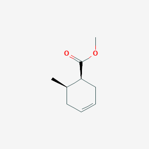 molecular formula C9H14O2 B145548 Methyl (1S,6R)-6-methylcyclohex-3-ene-1-carboxylate CAS No. 134877-09-1