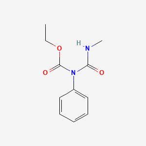 molecular formula C11H14N2O3 B14554802 Ethyl (methylcarbamoyl)phenylcarbamate CAS No. 61985-79-3