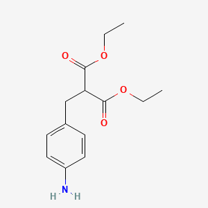 molecular formula C14H19NO4 B14554810 Diethyl [(4-aminophenyl)methyl]propanedioate CAS No. 61881-50-3