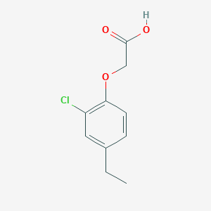 molecular formula C10H11ClO3 B1455483 (2-氯-4-乙基苯氧基)乙酸 CAS No. 90919-40-7