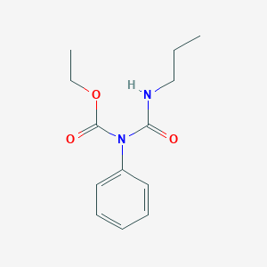 molecular formula C13H18N2O3 B14554888 Ethyl phenyl(propylcarbamoyl)carbamate CAS No. 61985-81-7