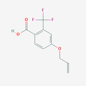 B1455490 4-(Allyloxy)-2-(trifluoromethyl)benzoic acid CAS No. 1271469-18-1