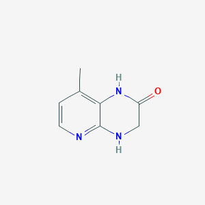 molecular formula C8H9N3O B1455500 8-methyl-3,4-dihydropyrido[2,3-b]pyrazin-2(1H)-one CAS No. 1314934-34-3
