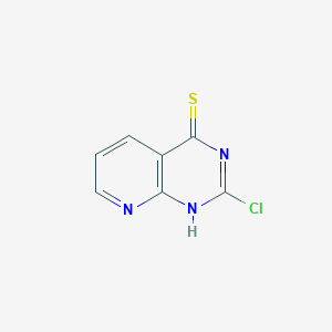 molecular formula C7H4ClN3S B1455502 2-Chloropyrido[2,3-d]pyrimidine-4(1h)-thione CAS No. 91996-76-8