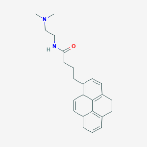 molecular formula C24H26N2O B14555062 N-[2-(Dimethylamino)ethyl]-4-(pyren-1-YL)butanamide CAS No. 62214-20-4