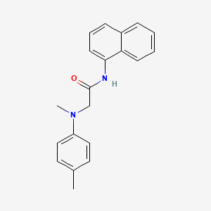 molecular formula C20H20N2O B14555105 N~2~-Methyl-N~2~-(4-methylphenyl)-N-naphthalen-1-ylglycinamide CAS No. 62227-37-6