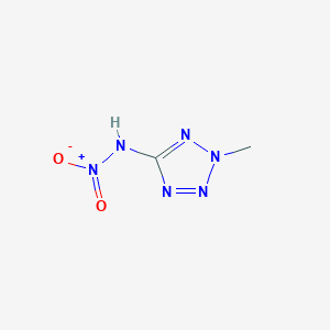 molecular formula C2H4N6O2 B14555121 2H-Tetrazol-5-amine, 2-methyl-N-nitro- CAS No. 61734-80-3
