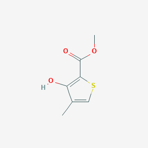 molecular formula C7H8O3S B1455514 Methyl 3-hydroxy-4-methylthiophene-2-carboxylate CAS No. 32711-57-2