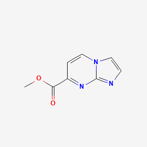 molecular formula C8H7N3O2 B1455517 Methyl imidazo[1,2-A]pyrimidine-7-carboxylate CAS No. 375857-87-7
