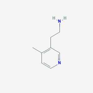 molecular formula C8H12N2 B1455521 2-(4-Methylpyridin-3-YL)ethanamine CAS No. 1000504-51-7