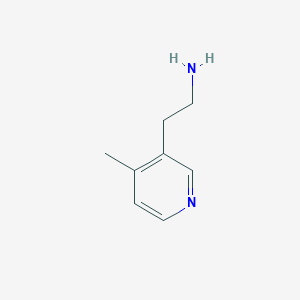 molecular formula C8H12N2 B1455521 2-(4-Methyl-pyridin-3-YL)-ethylamine CAS No. 1000504-51-7