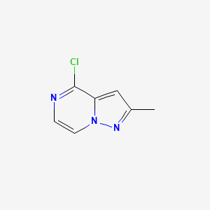molecular formula C7H6ClN3 B1455523 4-Chloro-2-methylpyrazolo[1,5-a]pyrazine CAS No. 1314928-61-4