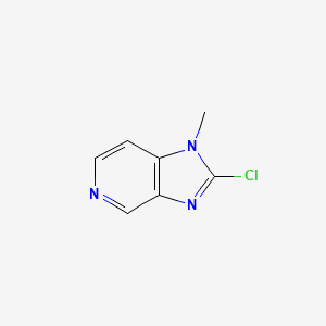 molecular formula C7H6ClN3 B1455526 2-chloro-1-methyl-1H-imidazo[4,5-c]pyridine CAS No. 1314961-48-2