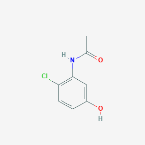 molecular formula C8H8ClNO2 B145553 N-(2-chloro-5-hydroxyphenyl)acetamide CAS No. 130647-86-8