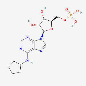 molecular formula C15H22N5O7P B1455530 N-Cyclopentyladenosine 5'-(Dihydrogen Phosphate) CAS No. 117778-38-8