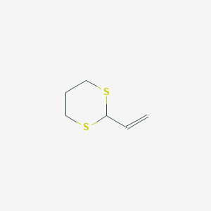 molecular formula C6H10S2 B14555309 2-Vinyl-1,3-dithiane CAS No. 61685-40-3