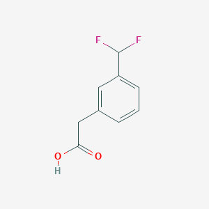 molecular formula C9H8F2O2 B1455531 2-(3-(Difluoromethyl)phenyl)acetic acid CAS No. 1000547-15-8