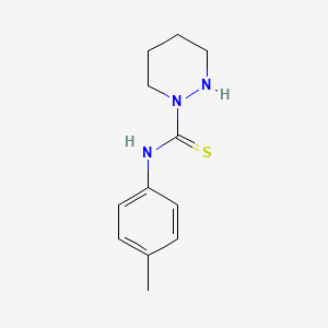 molecular formula C12H17N3S B14555313 N-(4-Methylphenyl)tetrahydropyridazine-1(2H)-carbothioamide CAS No. 61653-56-3