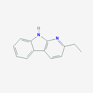 molecular formula C13H12N2 B14555374 2-ethyl-9H-pyrido[2,3-b]indole CAS No. 61893-11-6