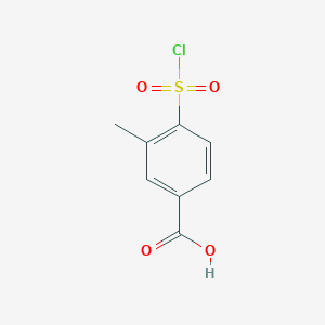 4-(Chlorosulfonyl)-3-methylbenzoic acid
