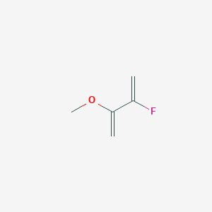 molecular formula C5H7FO B14555413 1,3-Butadiene, 2-fluoro-3-methoxy- CAS No. 61779-45-1