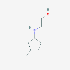 2-[(3-Methylcyclopentyl)amino]ethan-1-ol