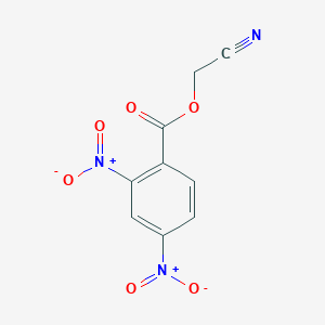 molecular formula C9H5N3O6 B14555467 Cyanomethyl 2,4-dinitrobenzoate CAS No. 61781-59-7