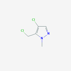 4-chloro-5-(chloromethyl)-1-methyl-1H-pyrazole